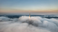 Jested in clouds, Czech republic