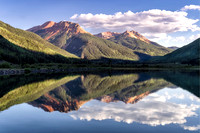 Red Mountain evening reflection