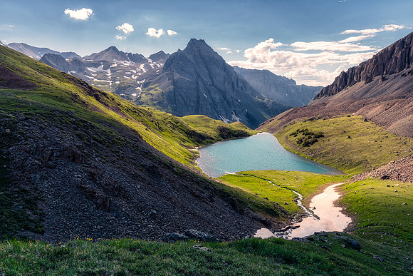 Middle blue lake - Mt. Sneffels wilderness