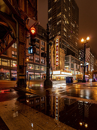 Chicago after rain