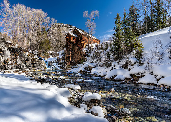 Crystal Mill at Winter