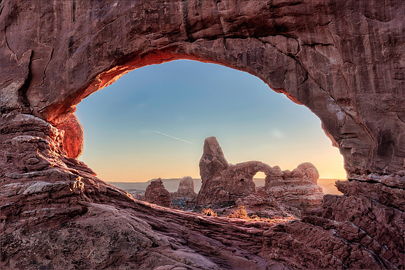 Turret Arch Through North Window Arch